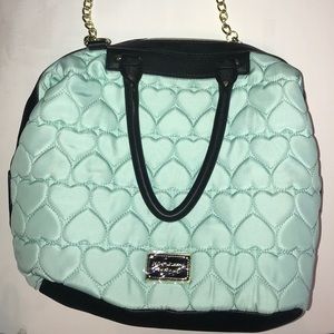 Sky blue purse Betsey Johnson